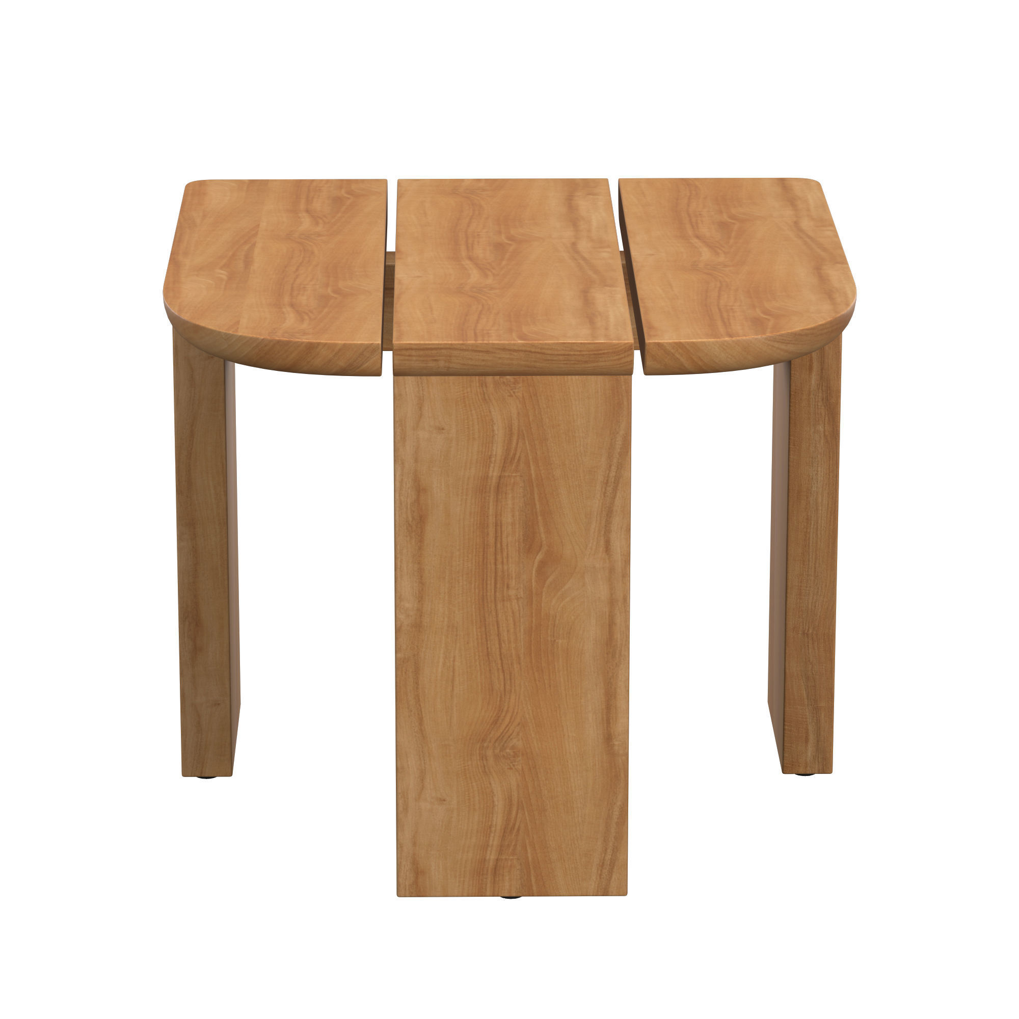 SOLARO TEAK SIDE TABLE 3D model_2