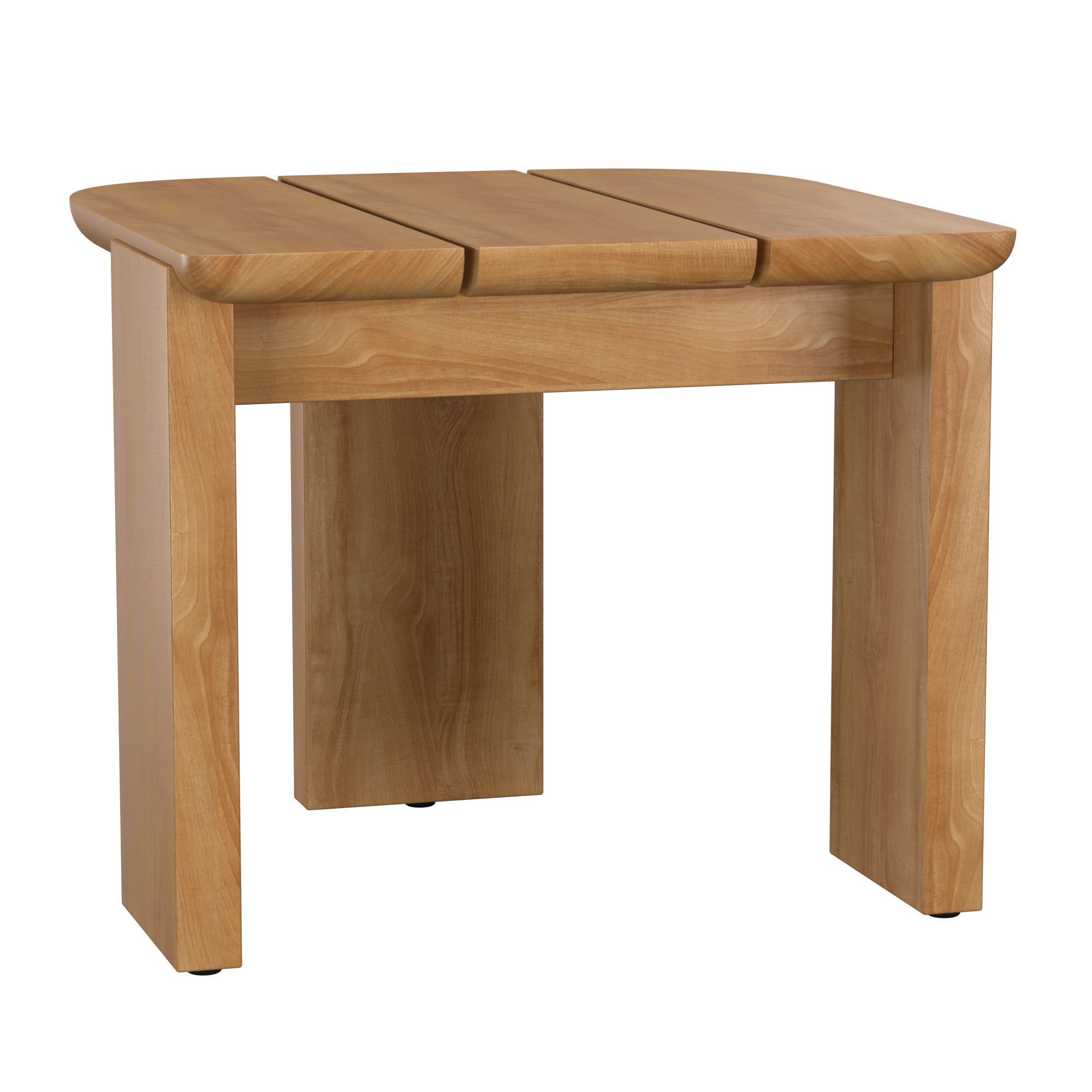 SOLARO TEAK SIDE TABLE 3D model_5