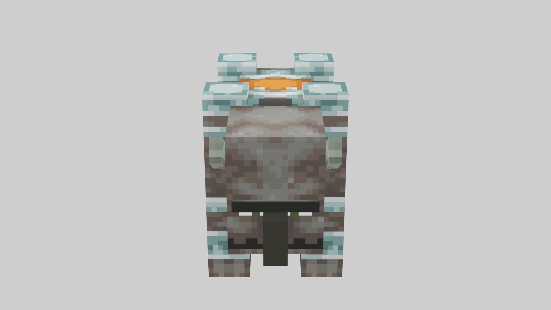 Minecraft Ravager Low-poly 3D model_27