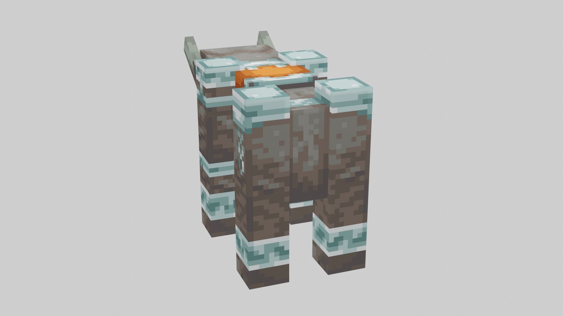 Minecraft Ravager Low-poly 3D model_38