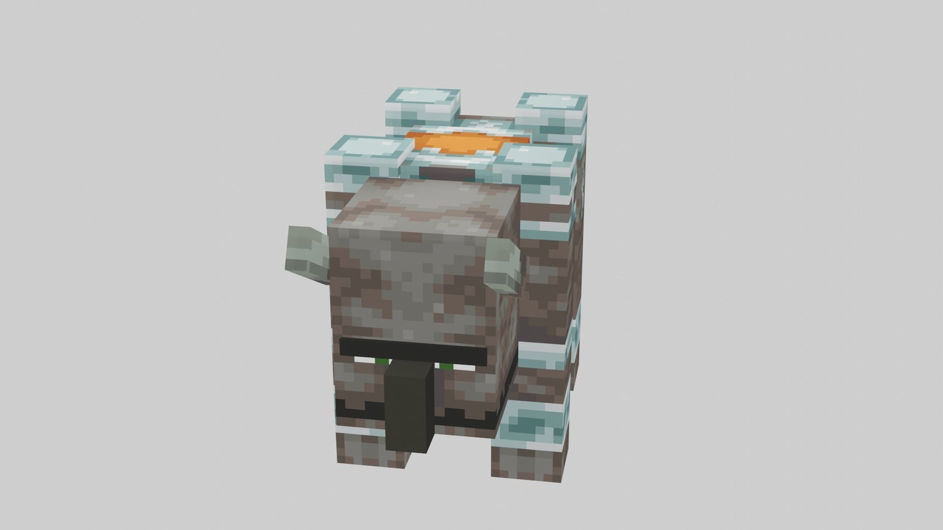 Minecraft Ravager Low-poly 3D model_28