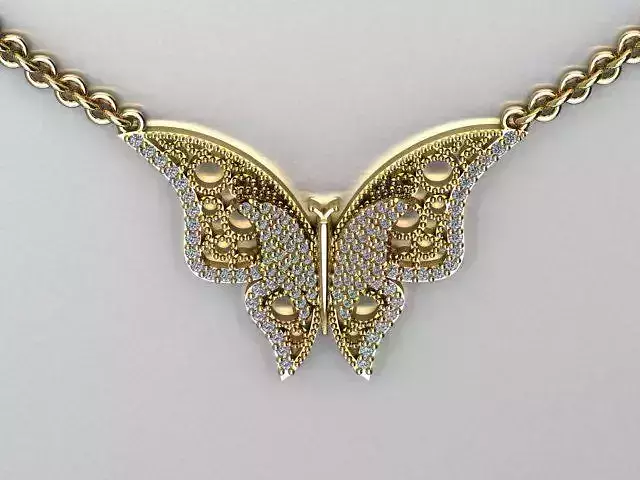pendant butterfly
