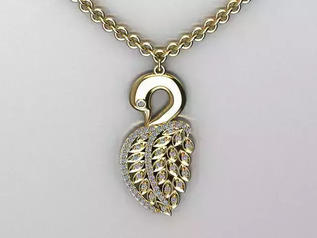 swan pendant