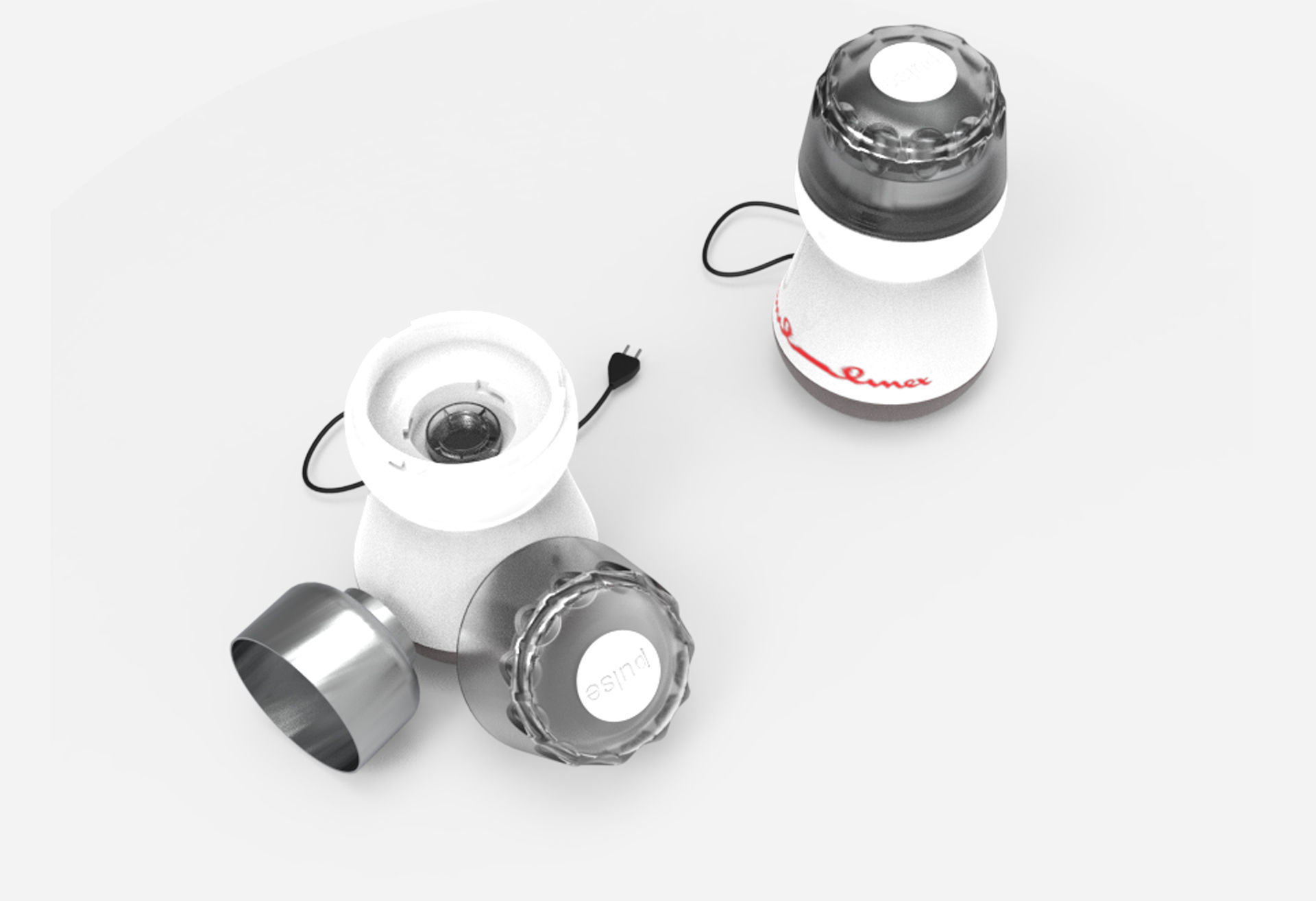 kitchen grinder machine Low-poly 3D model_1