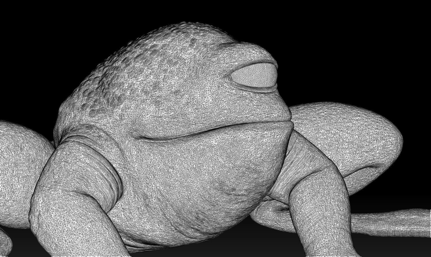 3D PRINTABLE CRAB ROCK ROUND AND SORGAN FROG CROUCH MANDALORIAN 3D print model_15