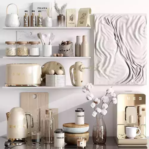 kitchen accessories 003 3D model