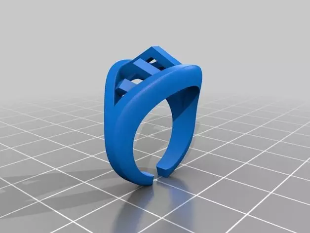 special ring 3D print model_0