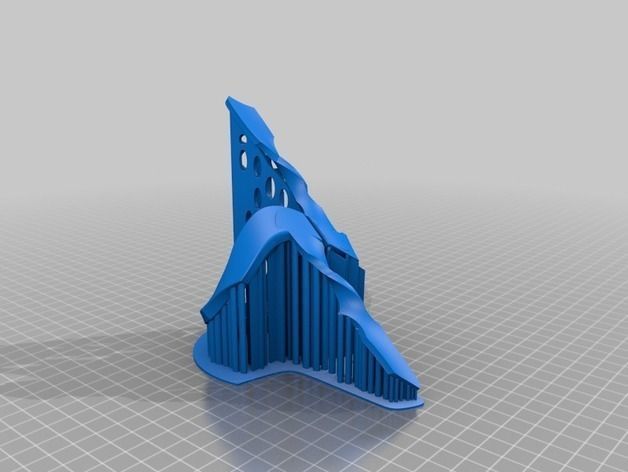 wave Rings Bracelet multi series 3D print model_13