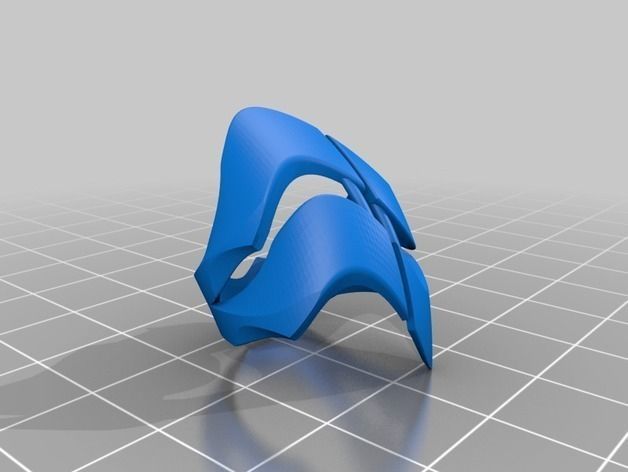 wave Rings Bracelet multi series 3D print model_16