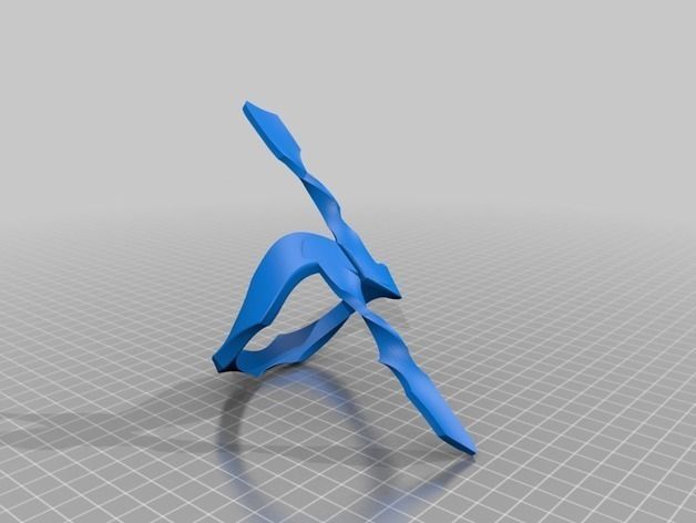 wave Rings Bracelet multi series 3D print model_17