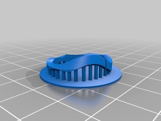 wave Rings Bracelet multi series 3D print model_9
