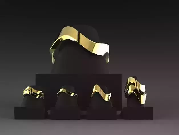 wave Rings Bracelet multi series