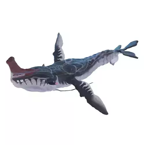 Payakan Tulkun Animated Rigged from Avatar Low-poly 3D model
