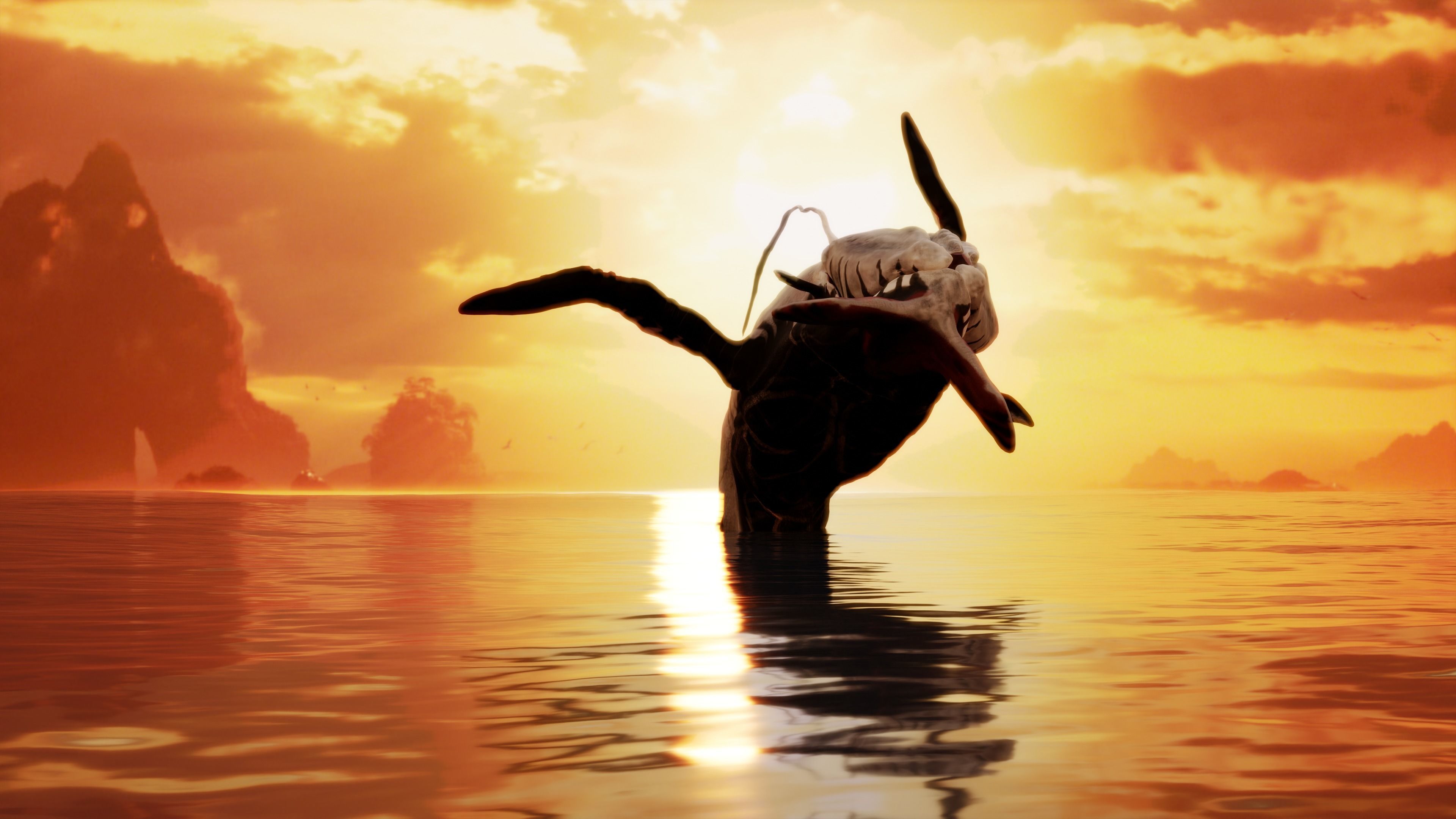 Payakan Tulkun Animated Rigged from Avatar Low-poly 3D model_14