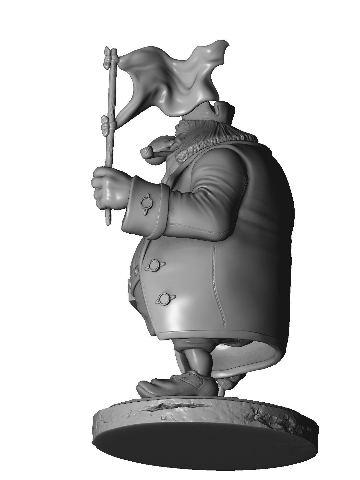 JOHN SILVER FOR 3D PRINT STL 3D print model_23