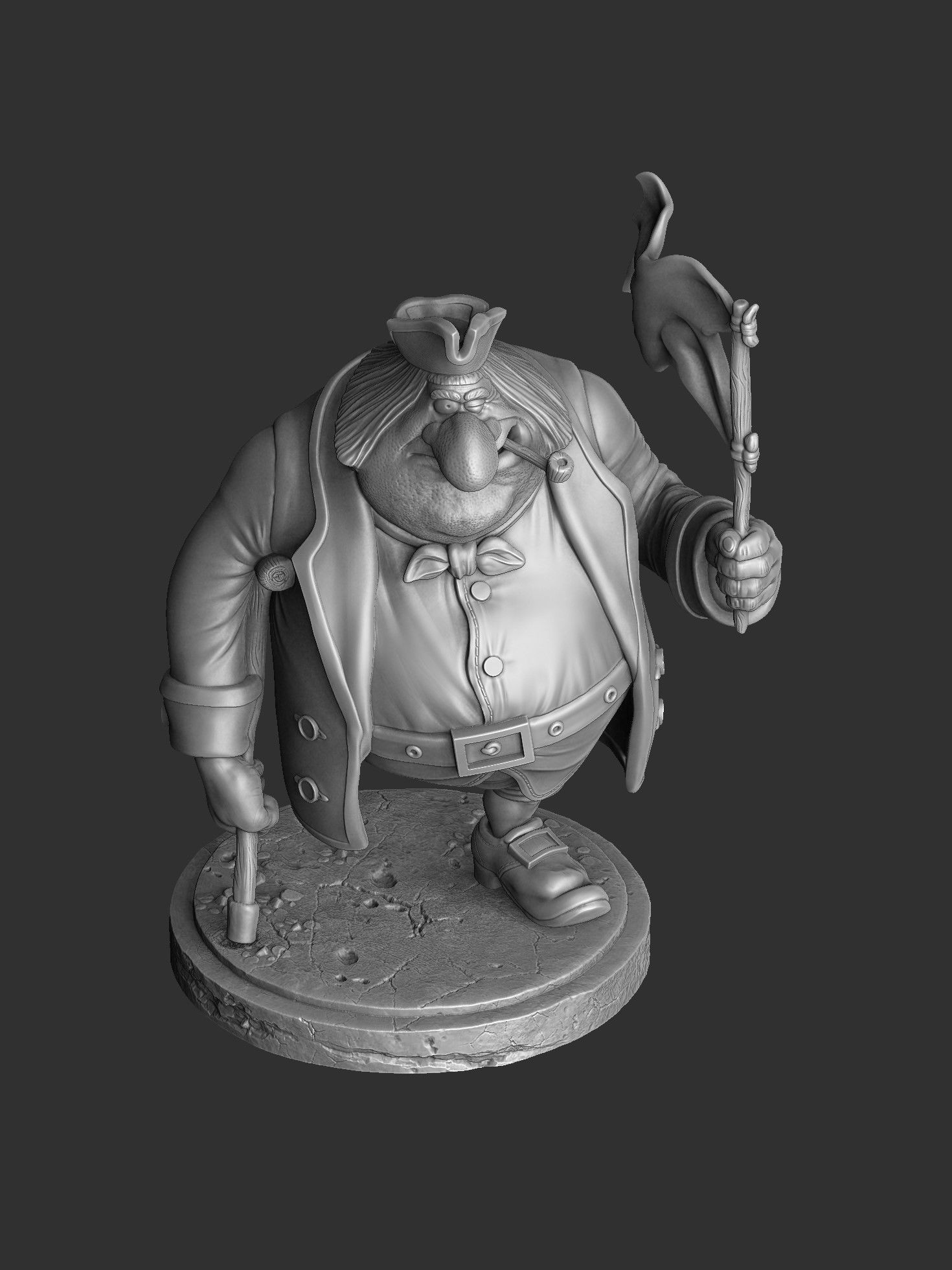 JOHN SILVER FOR 3D PRINT STL 3D print model_20