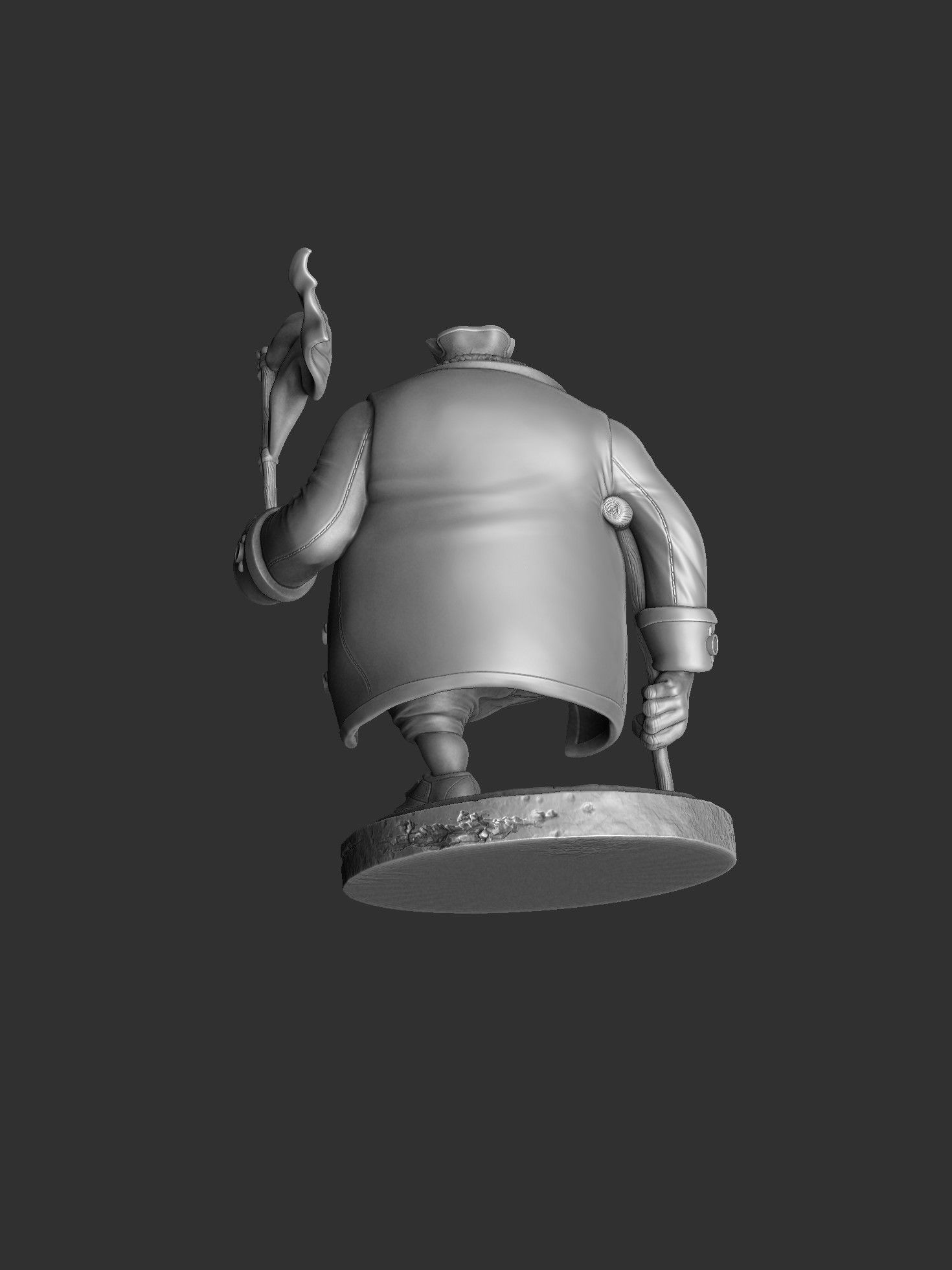 JOHN SILVER FOR 3D PRINT STL 3D print model_12