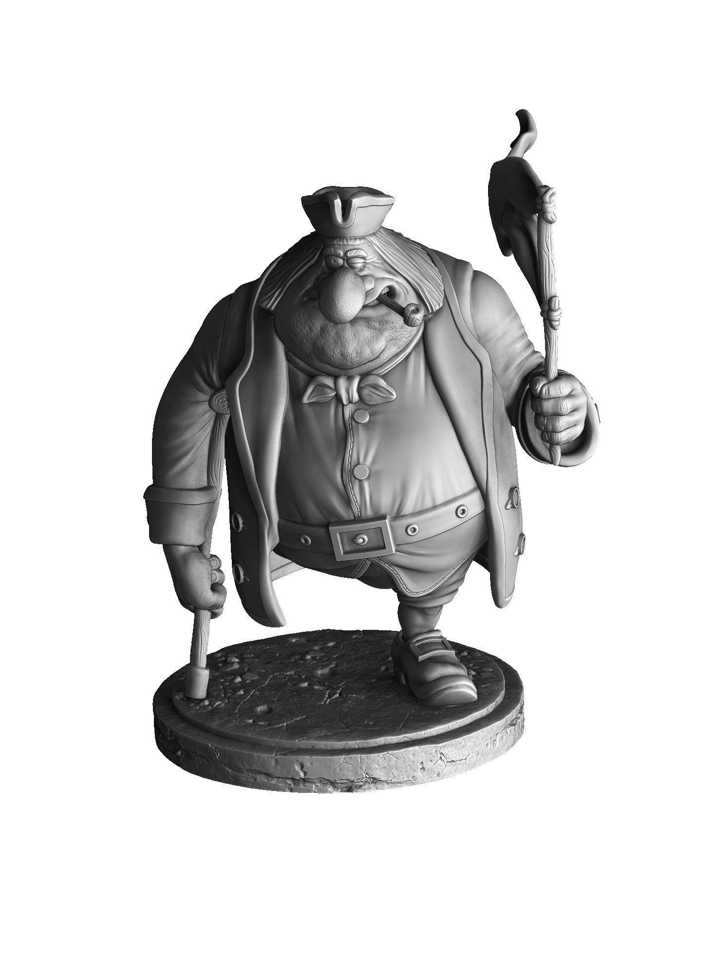 JOHN SILVER FOR 3D PRINT STL 3D print model_26