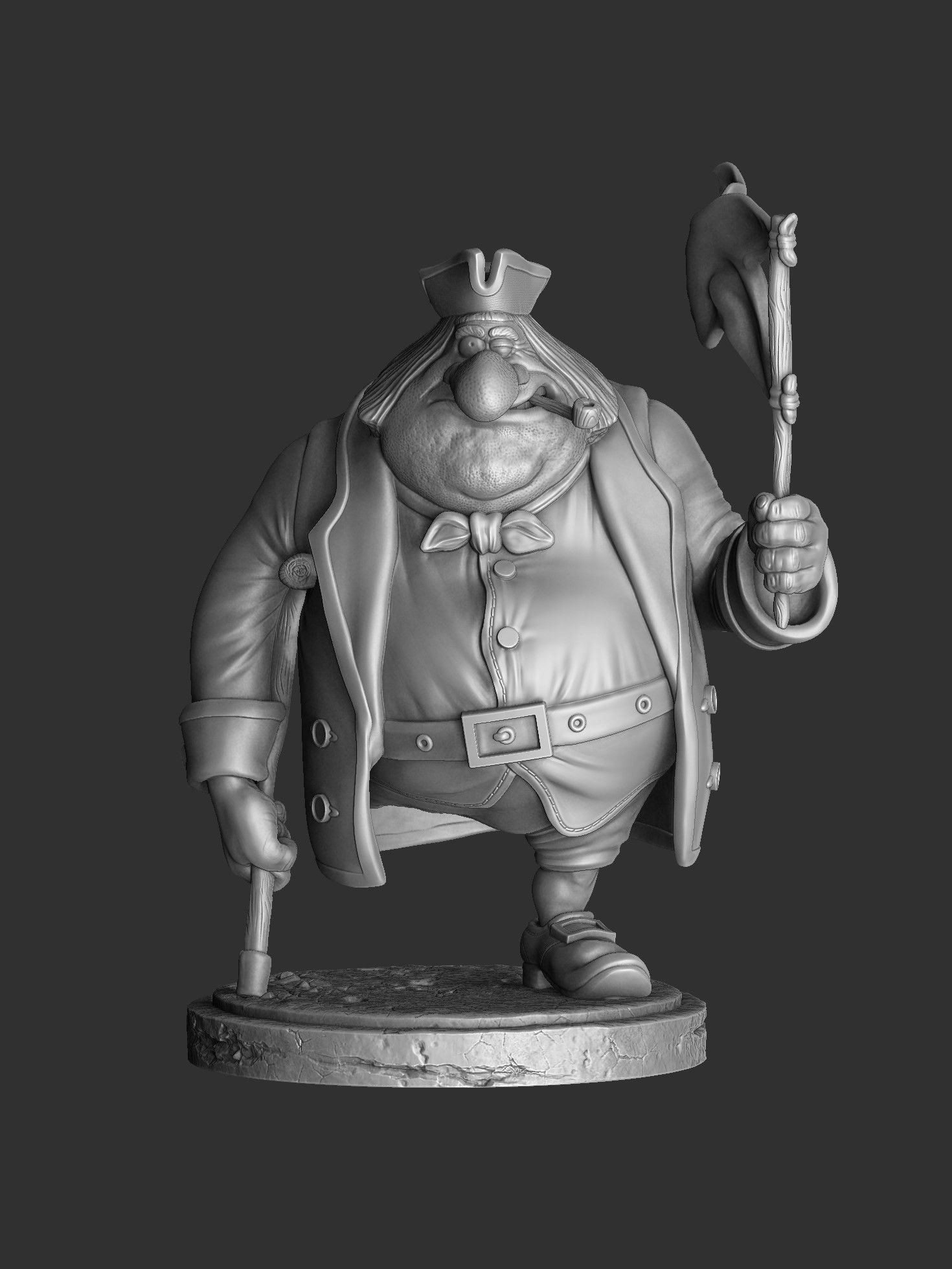 JOHN SILVER FOR 3D PRINT STL 3D print model_6