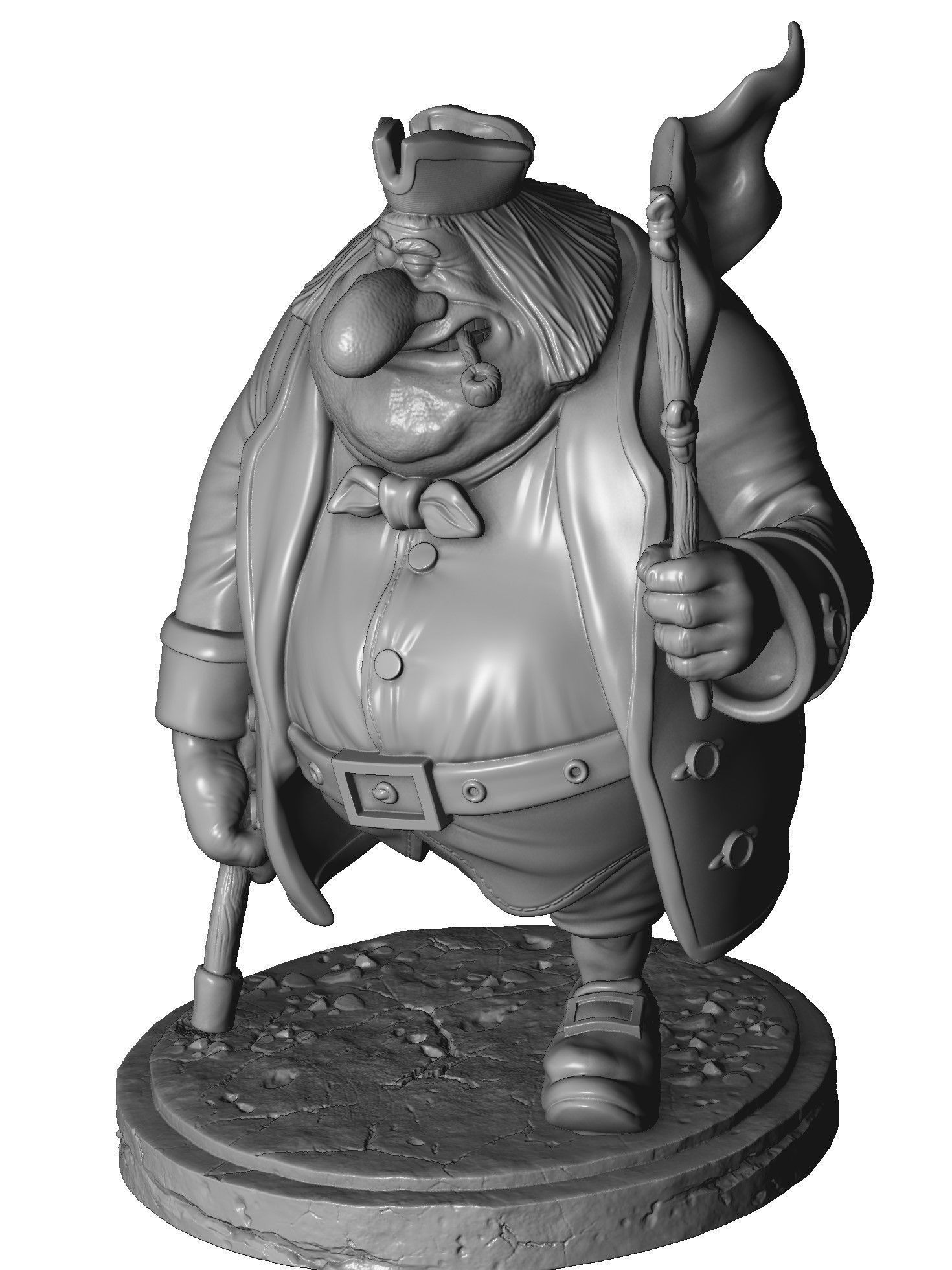 JOHN SILVER FOR 3D PRINT STL 3D print model_28