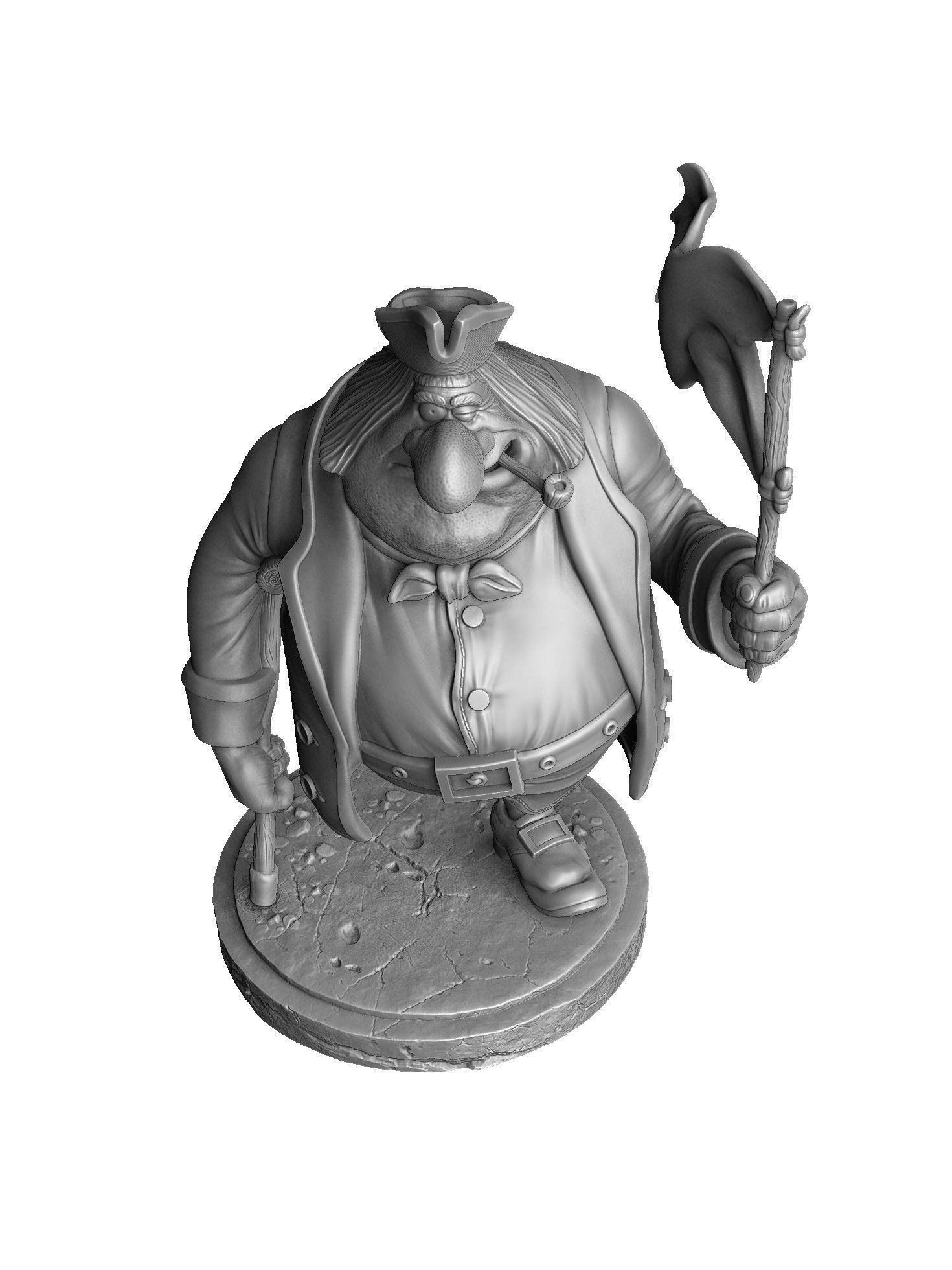 JOHN SILVER FOR 3D PRINT STL 3D print model_11
