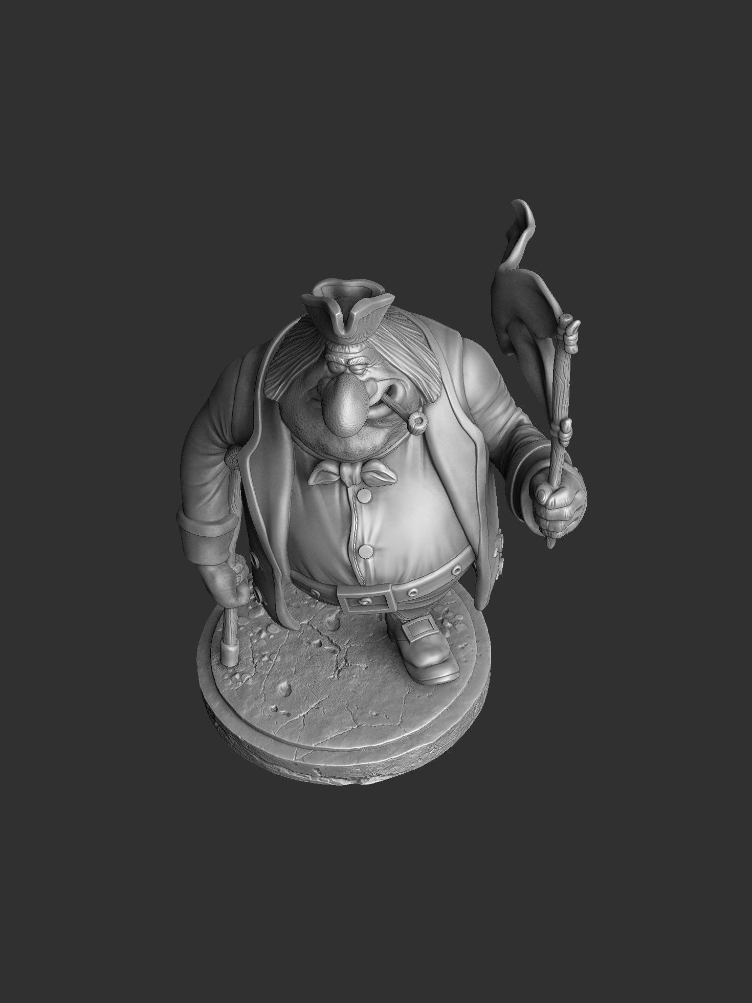 JOHN SILVER FOR 3D PRINT STL 3D print model_22
