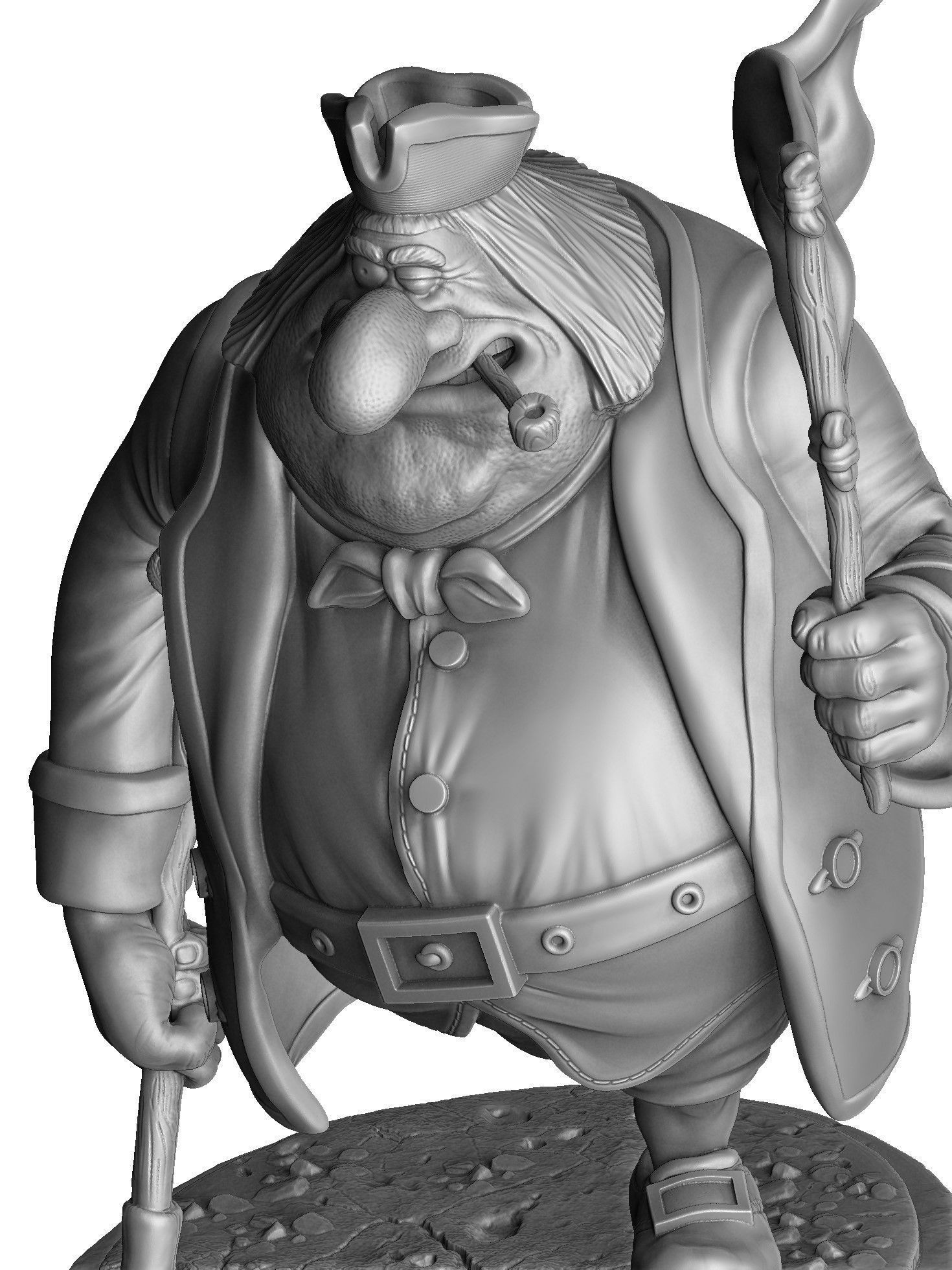 JOHN SILVER FOR 3D PRINT STL 3D print model_7