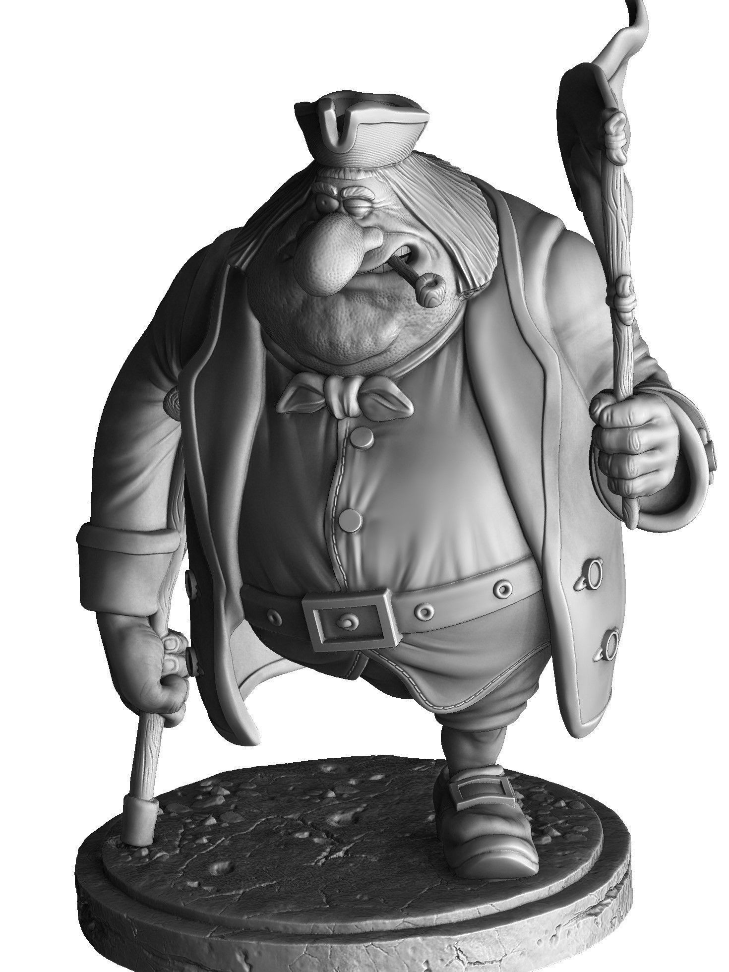 JOHN SILVER FOR 3D PRINT STL 3D print model_30