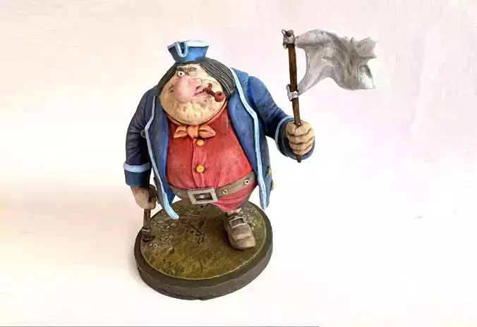 JOHN SILVER FOR 3D PRINT STL  3D print model