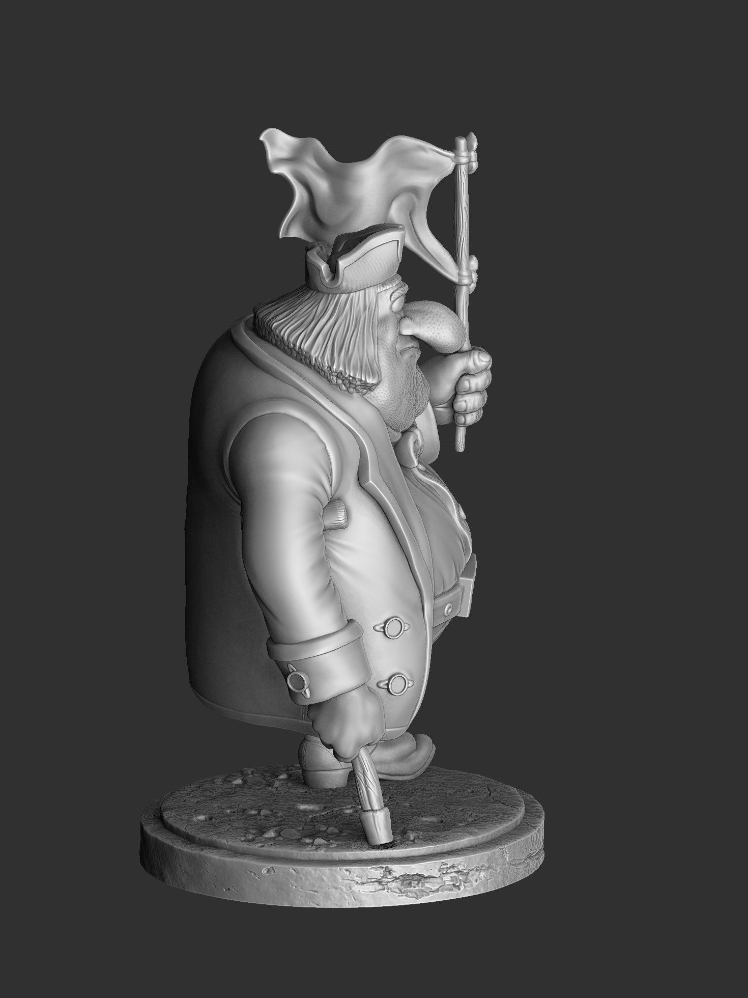 JOHN SILVER FOR 3D PRINT STL 3D print model_15