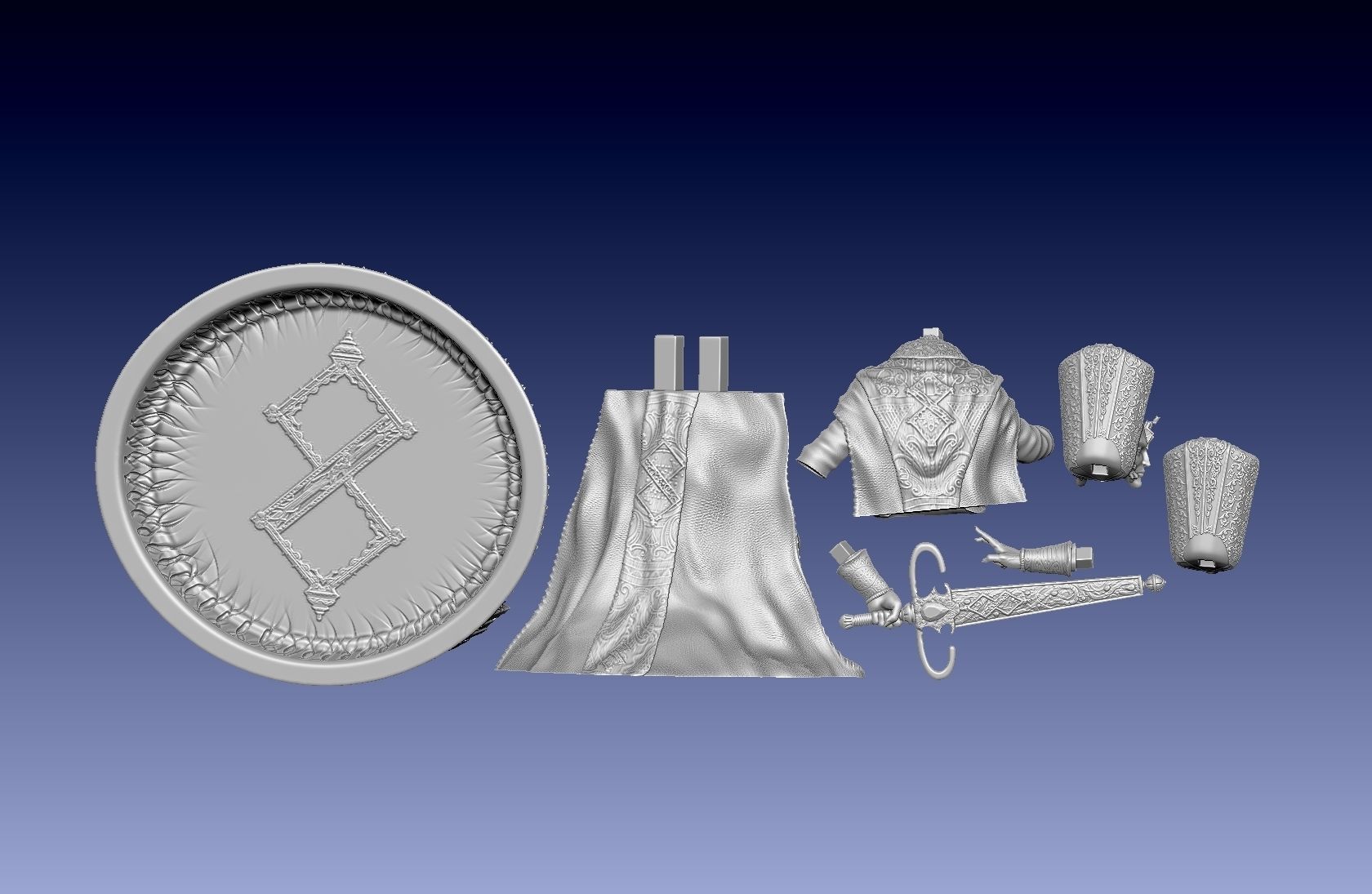 Blasphemous Boss - His Holiness Escribar - First phase 3D print model_7