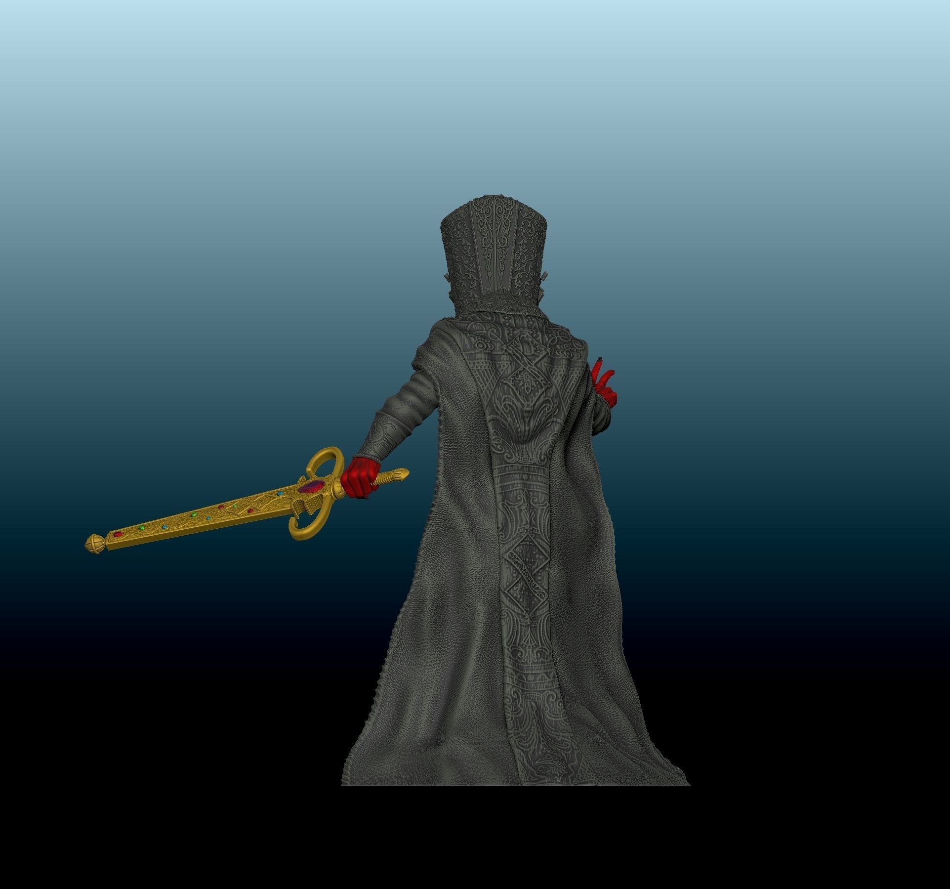 Blasphemous Boss - His Holiness Escribar - First phase 3D print model_5