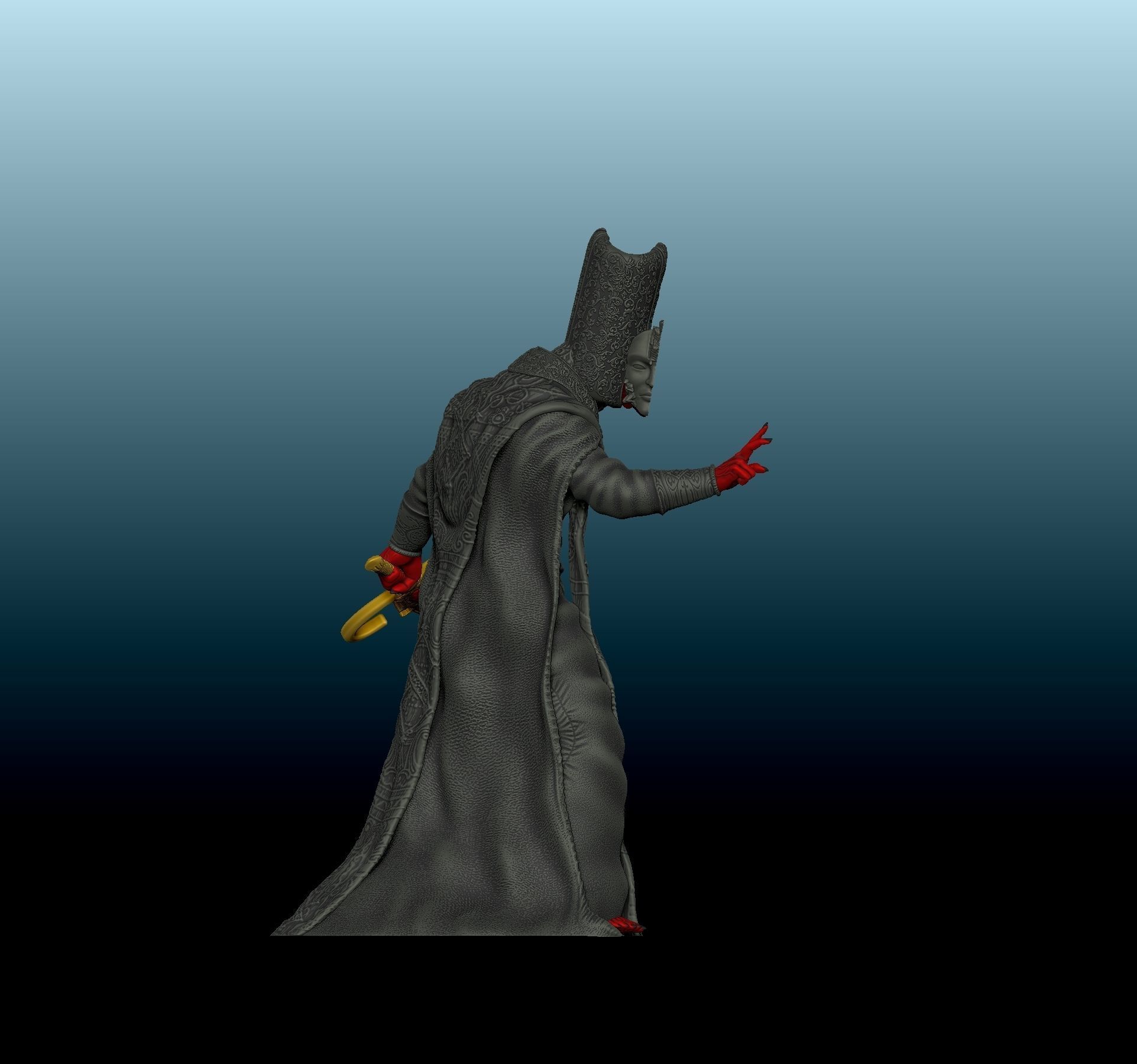 Blasphemous Boss - His Holiness Escribar - First phase 3D print model_4