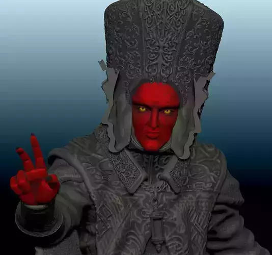 Blasphemous Boss - His Holiness Escribar - First phase 3D print model