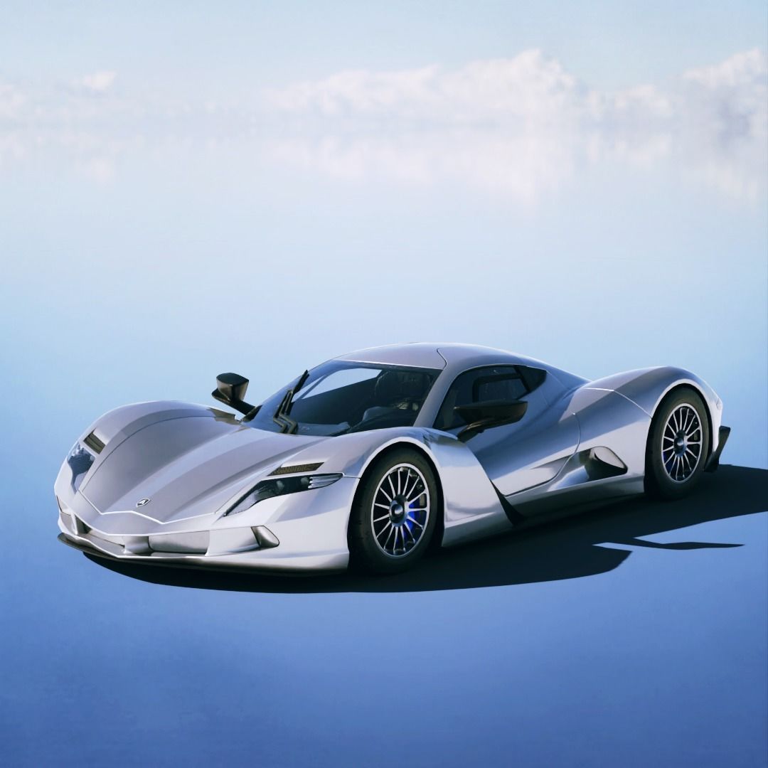 Aspark Owl 2020 Low-poly 3D model_3