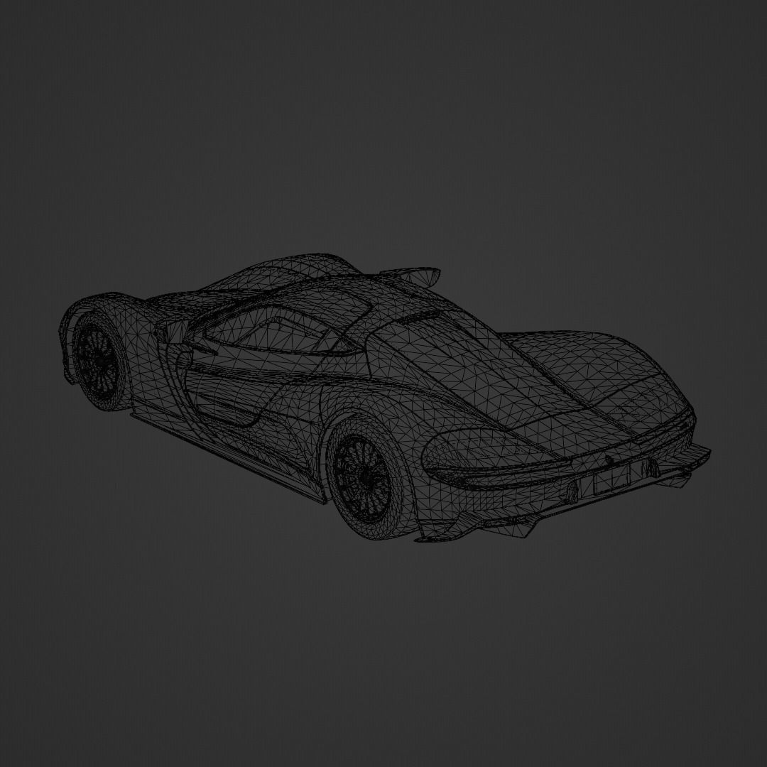 Aspark Owl 2020 Low-poly 3D model_8