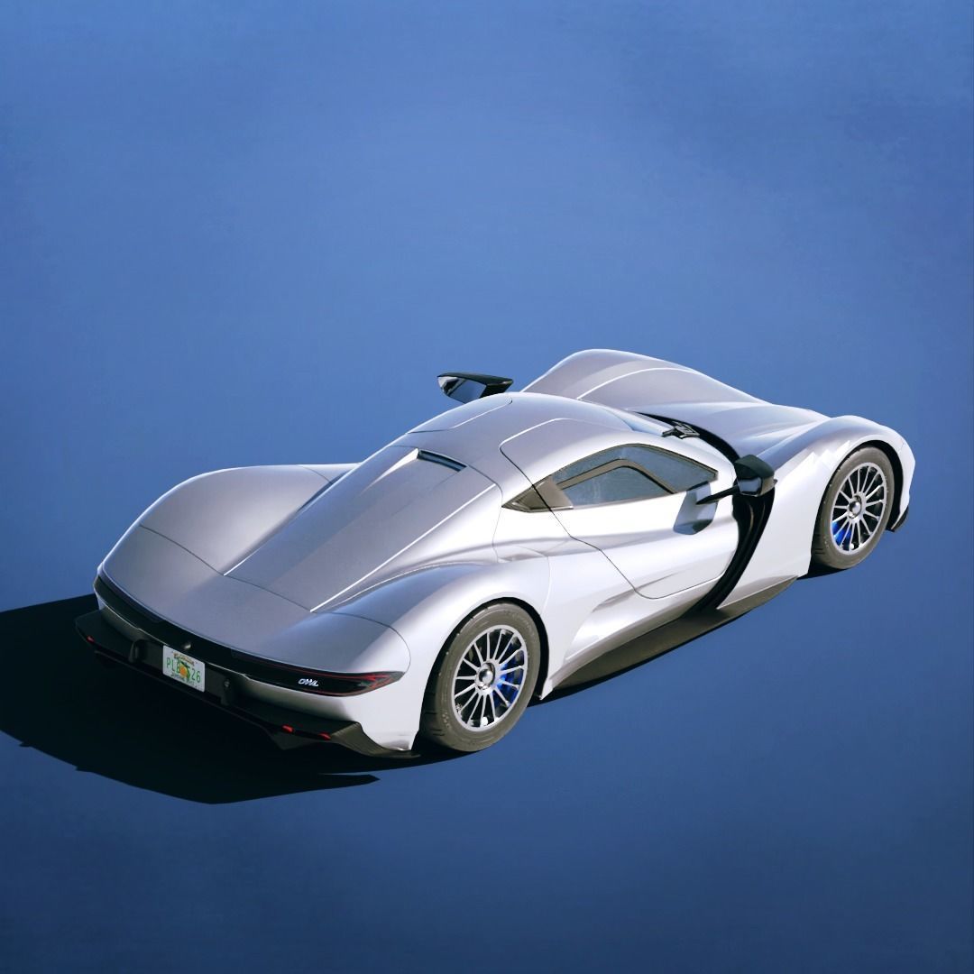 Aspark Owl 2020 Low-poly 3D model_2