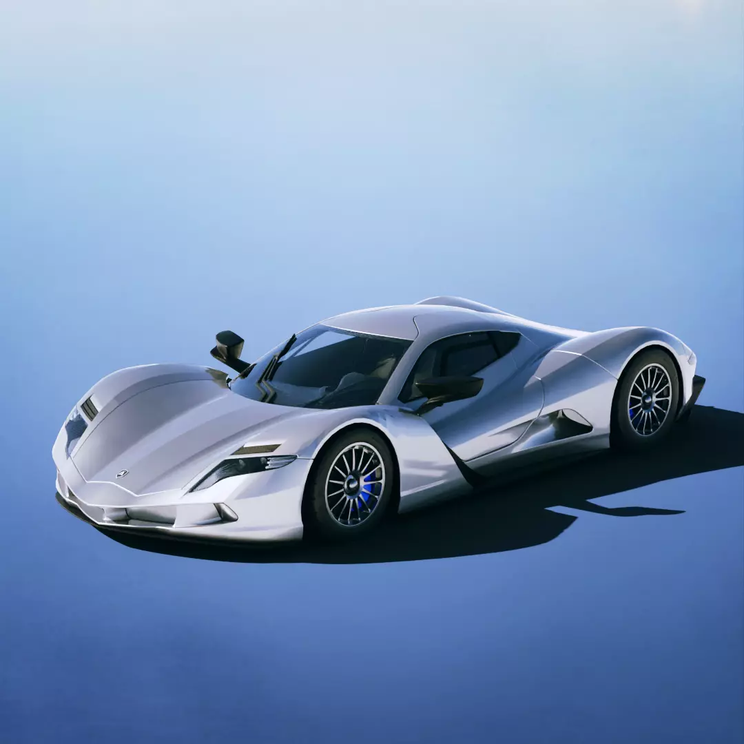 Aspark Owl 2020 Low-poly 3D model_0