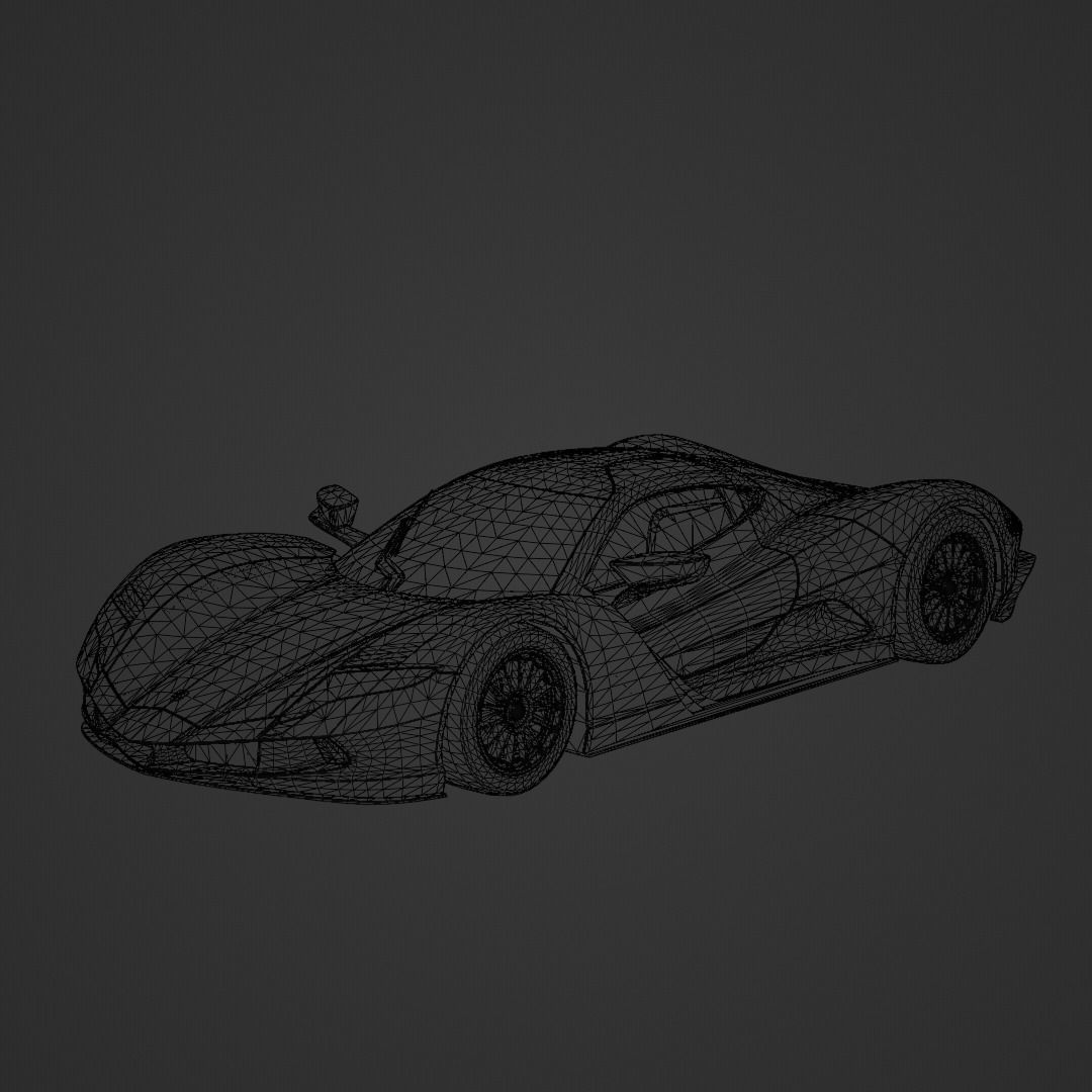 Aspark Owl 2020 Low-poly 3D model_7