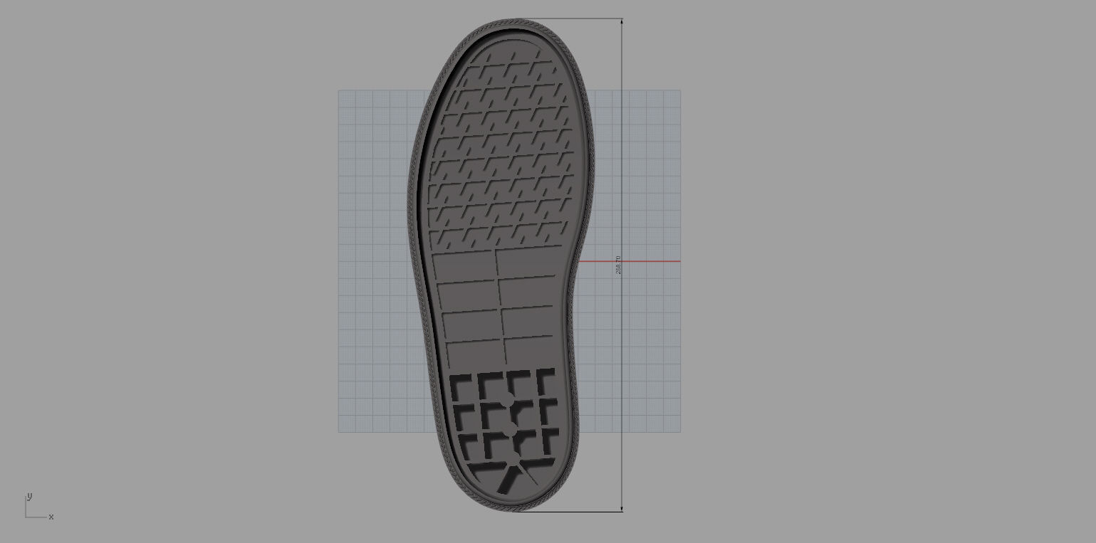 Boot sole 3D print model_4