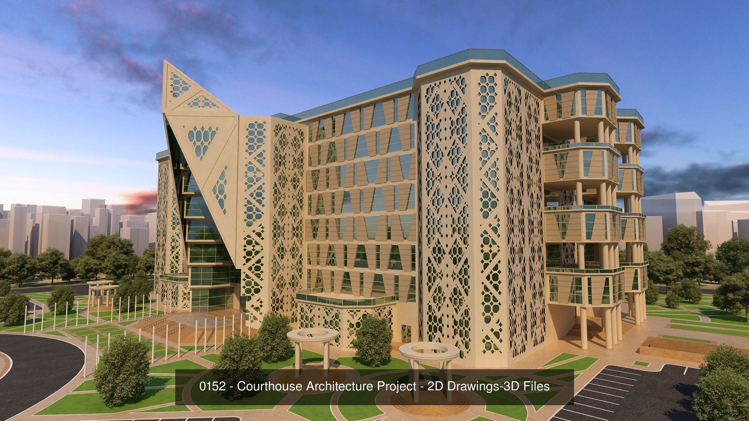 12 Architecture 3D Projects - 2D Drawings - Collection 01 _10