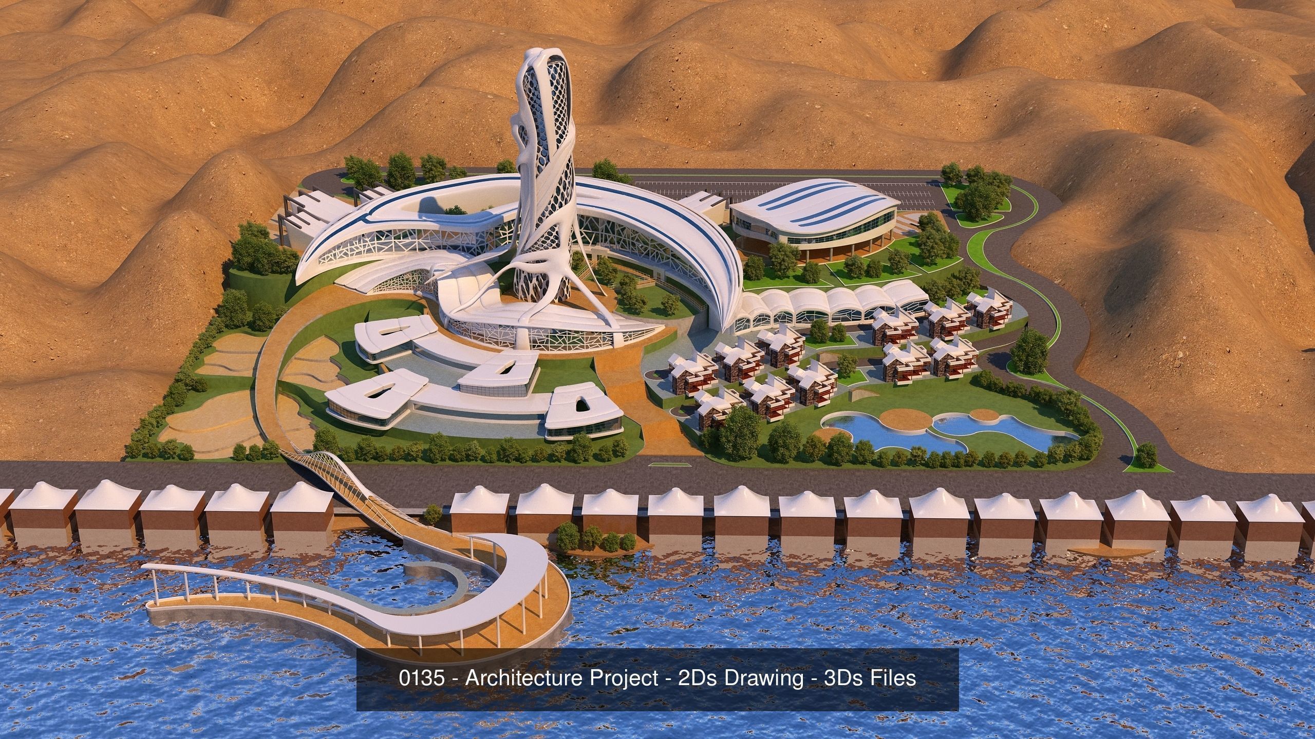 12 Architecture 3D Projects - 2D Drawings - Collection 01 _4