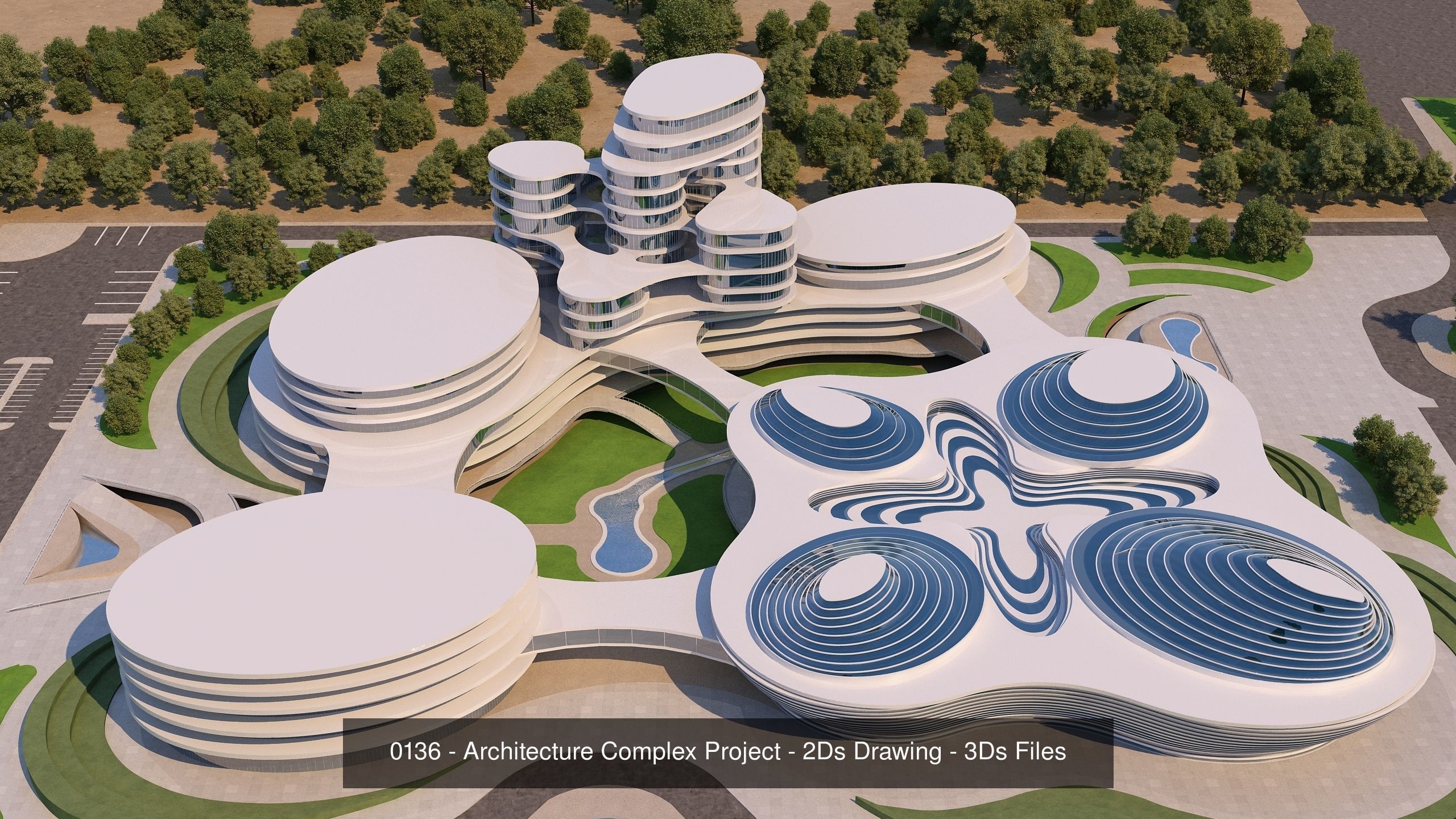 12 Architecture 3D Projects - 2D Drawings - Collection 01 _5