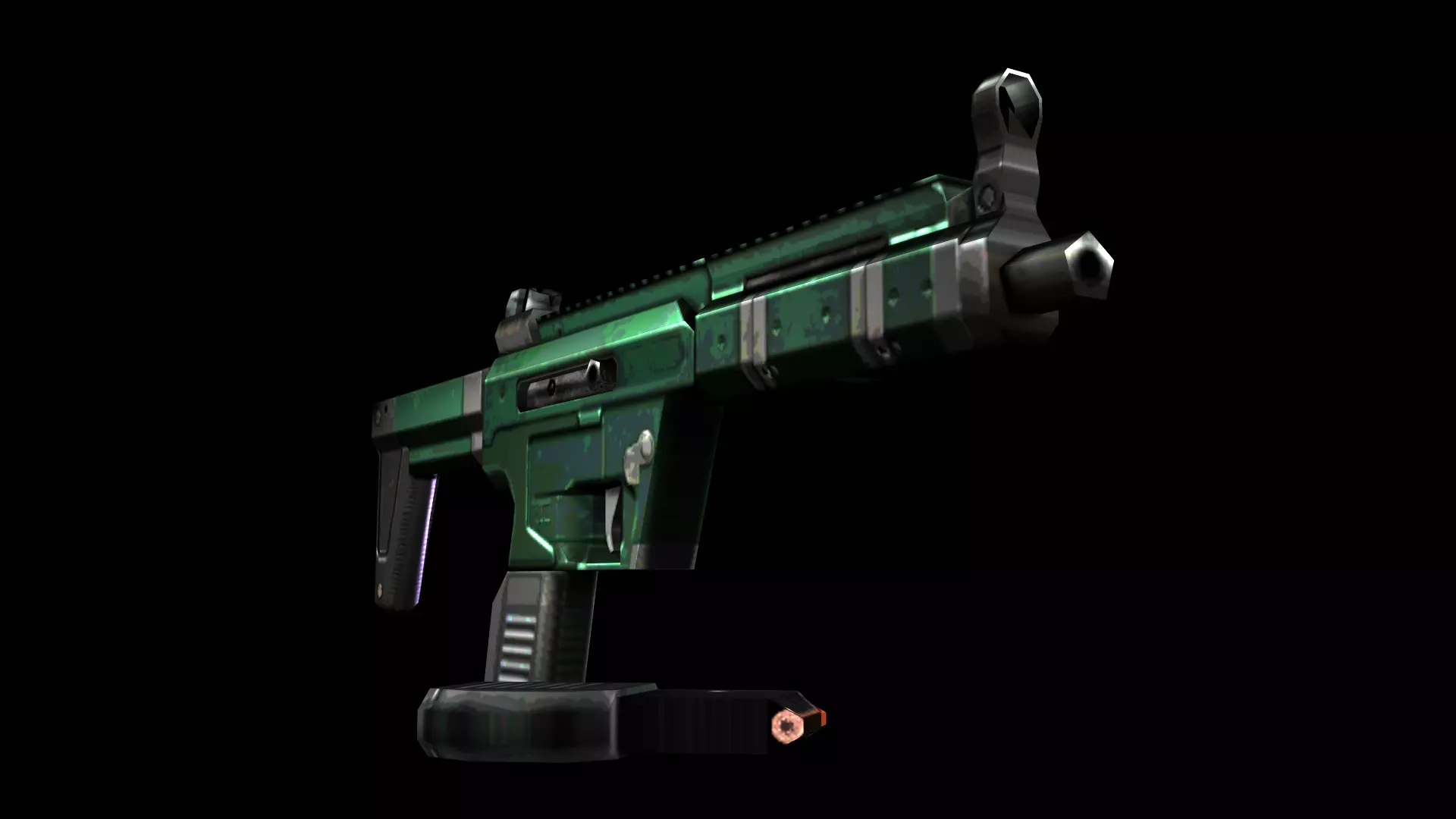 Small 9mm Carbine Low-poly 3D model