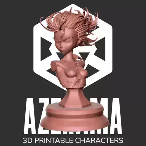 TATSUMAKI BUST STL READY FOR 3D