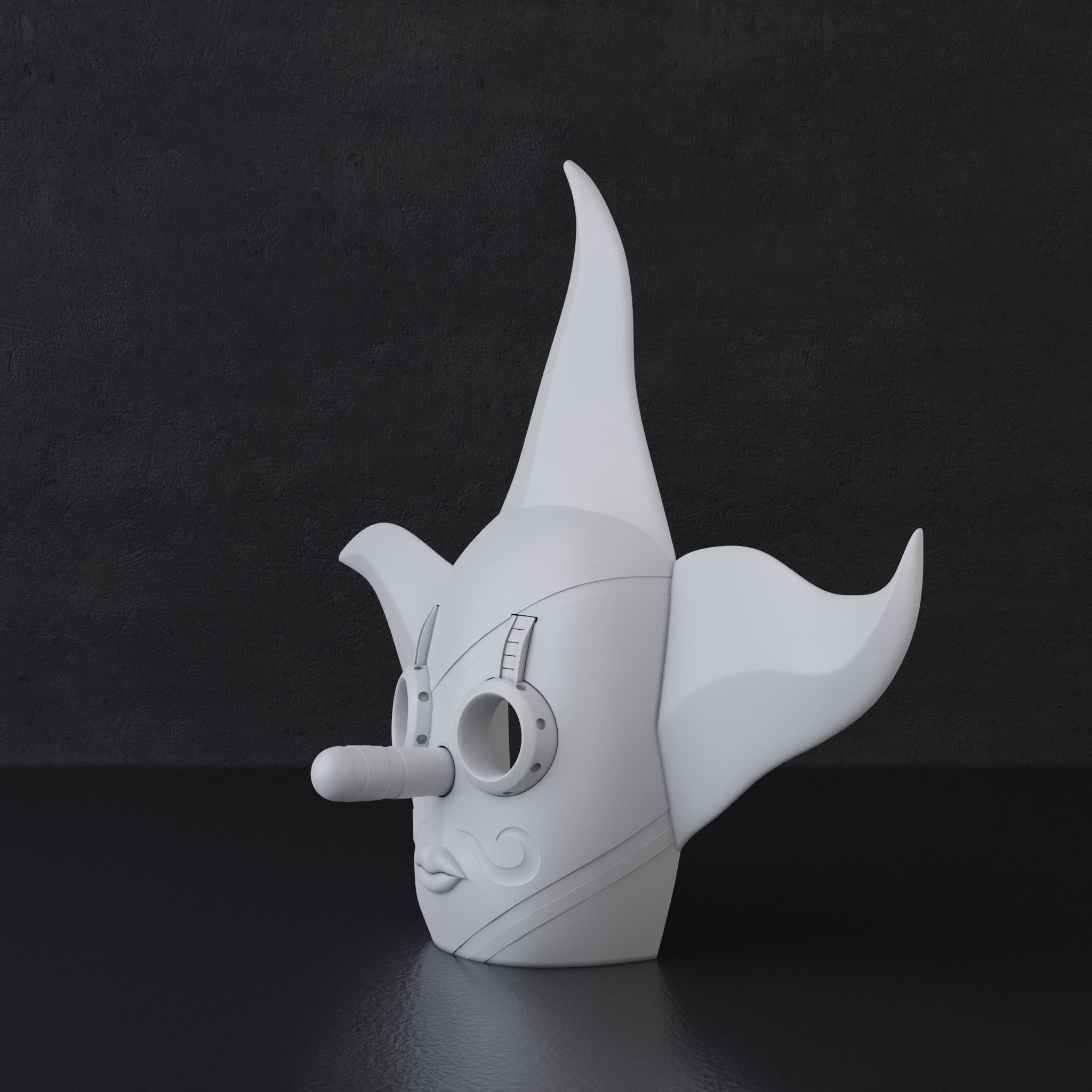 Sogeking mask One Piece 3D print model_2