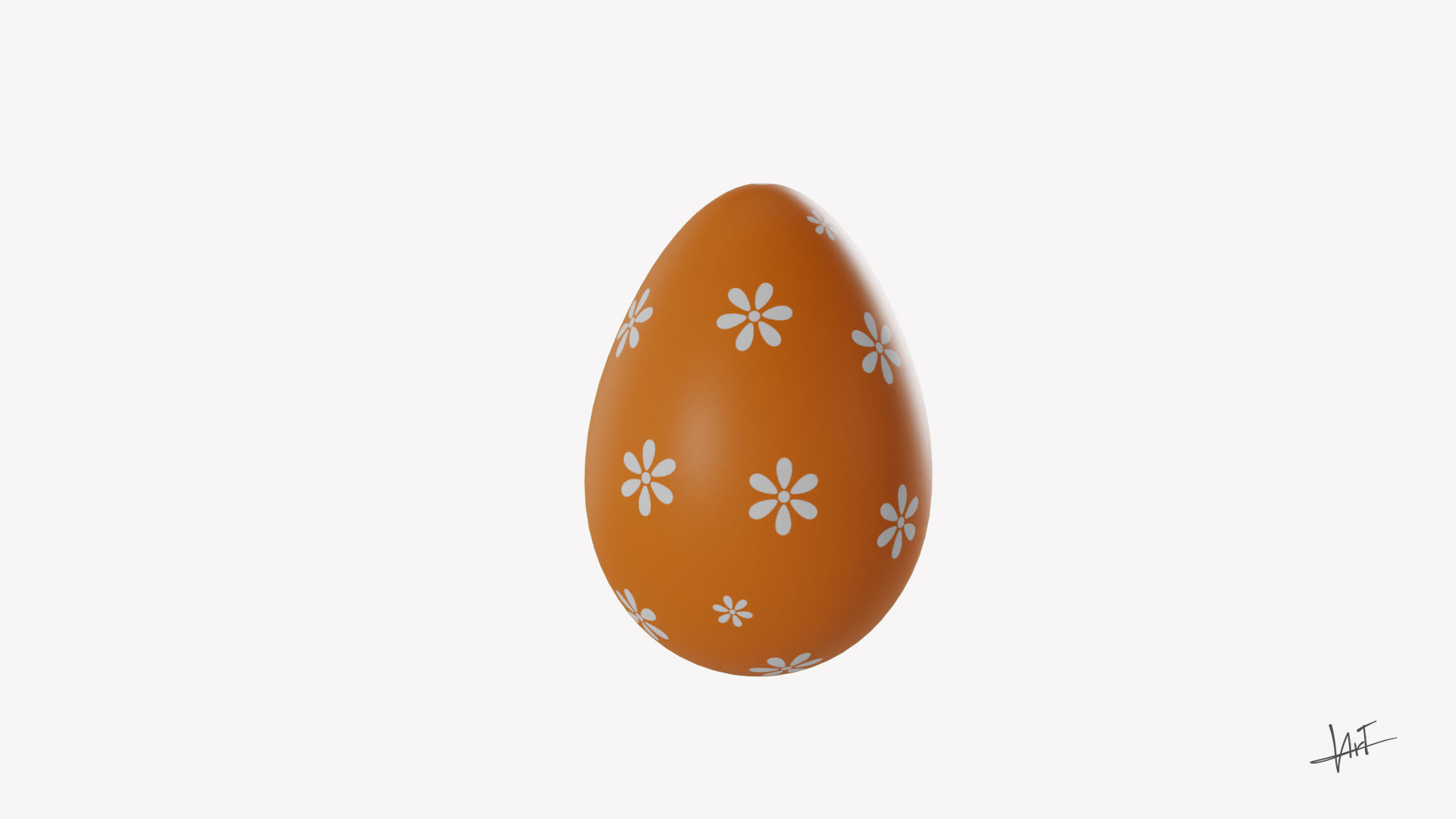 3D Easter Eggs Decorations 3D model_4
