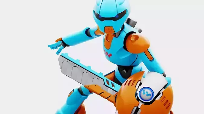 BATTLE DROID RF-900  RIGGED