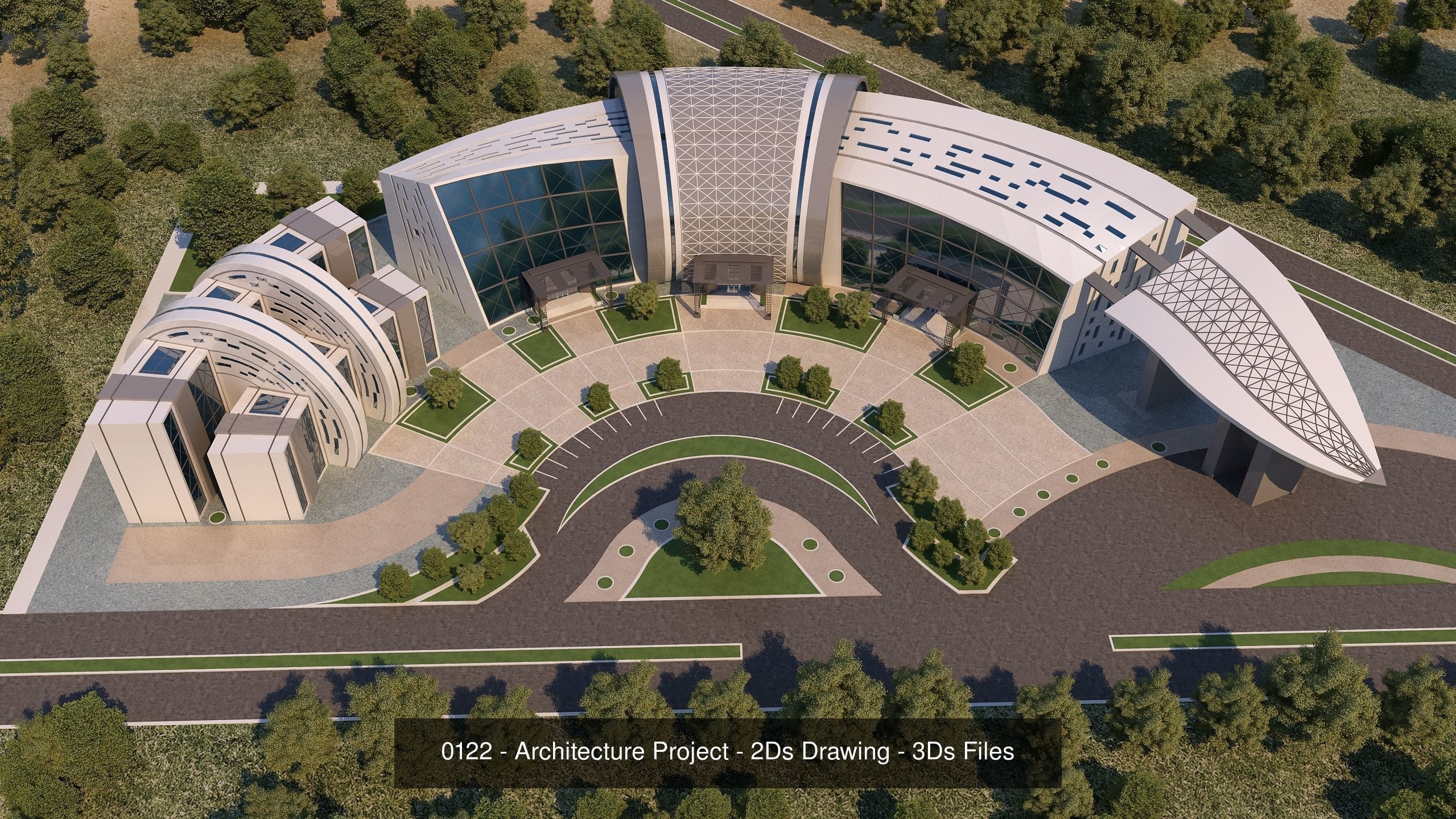 12 Architecture 3D Projects - 2D Drawings - Collection 02 _11