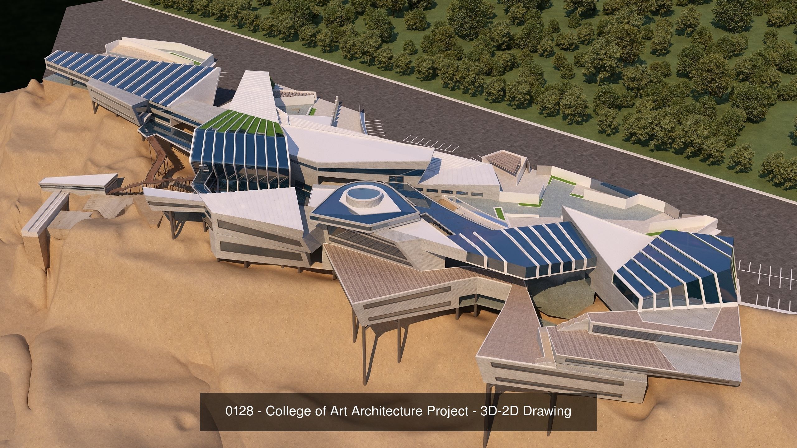 12 Architecture 3D Projects - 2D Drawings - Collection 02 _13